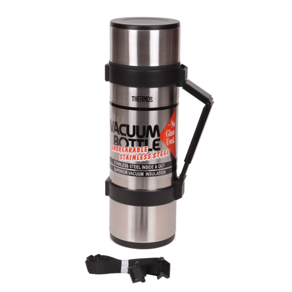 Термос Thermos NCB-1200 Rocket Bottle 1,2L (Steel/Black; +36h/-36h)